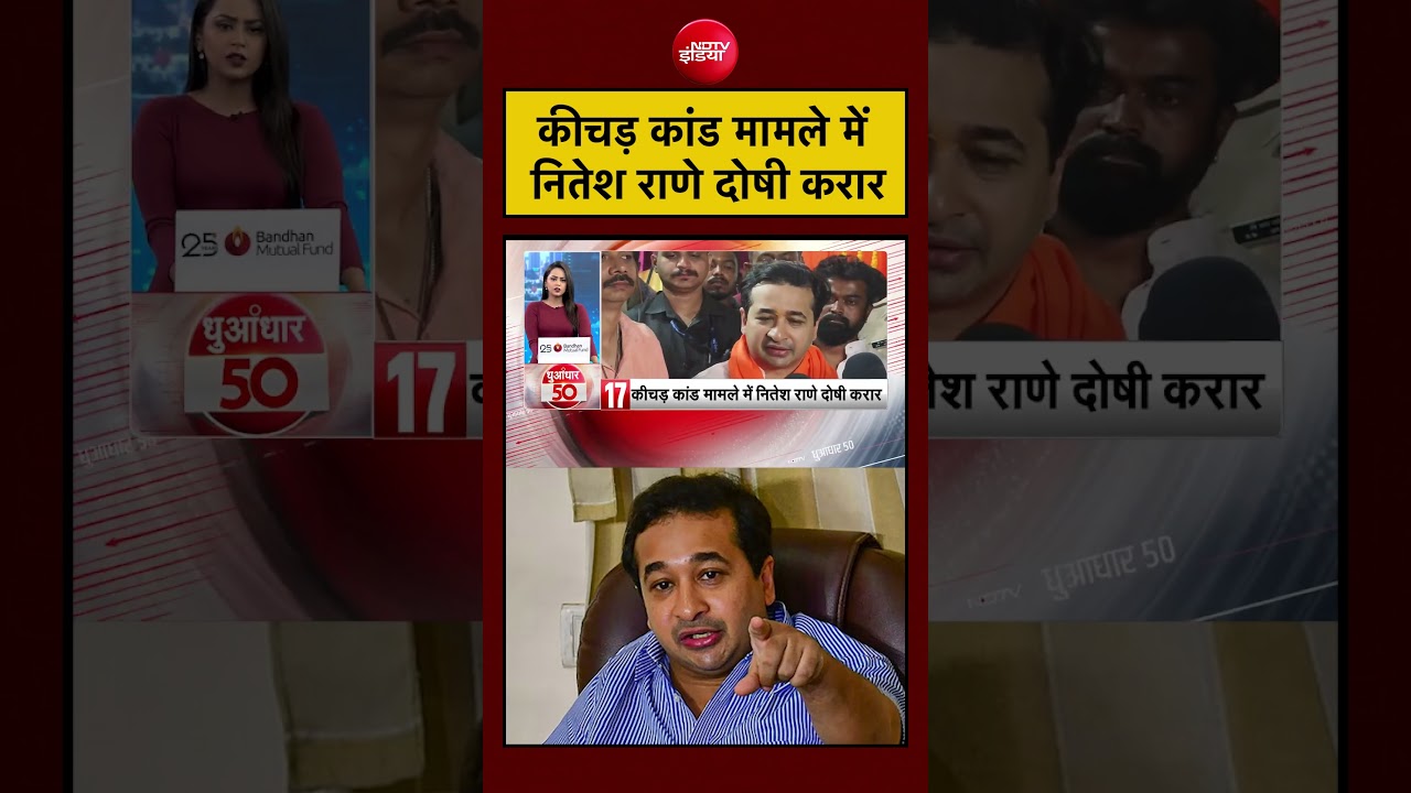 कीचड़ कांड मामले में नितेश राणे दोषी करार | Nitesh Rane News | #Mumbai News | #shorts #ytshorts