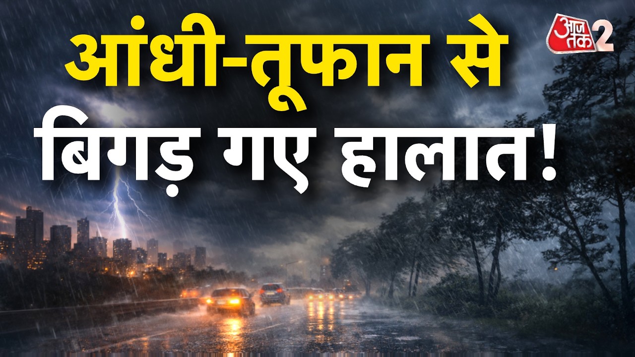 AAJTAK 2 | WEATHER UPDATE | IMD का तगड़ा अलर्ट, बड़ी चेतावनी जारी! | AT2