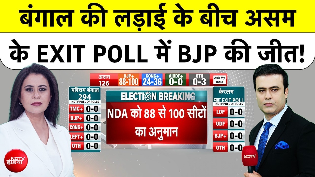 Assam Exit Polls 2026: असम के EXIT POLL में BJP की जीत! | Congress | Hindi News | NDTV India
