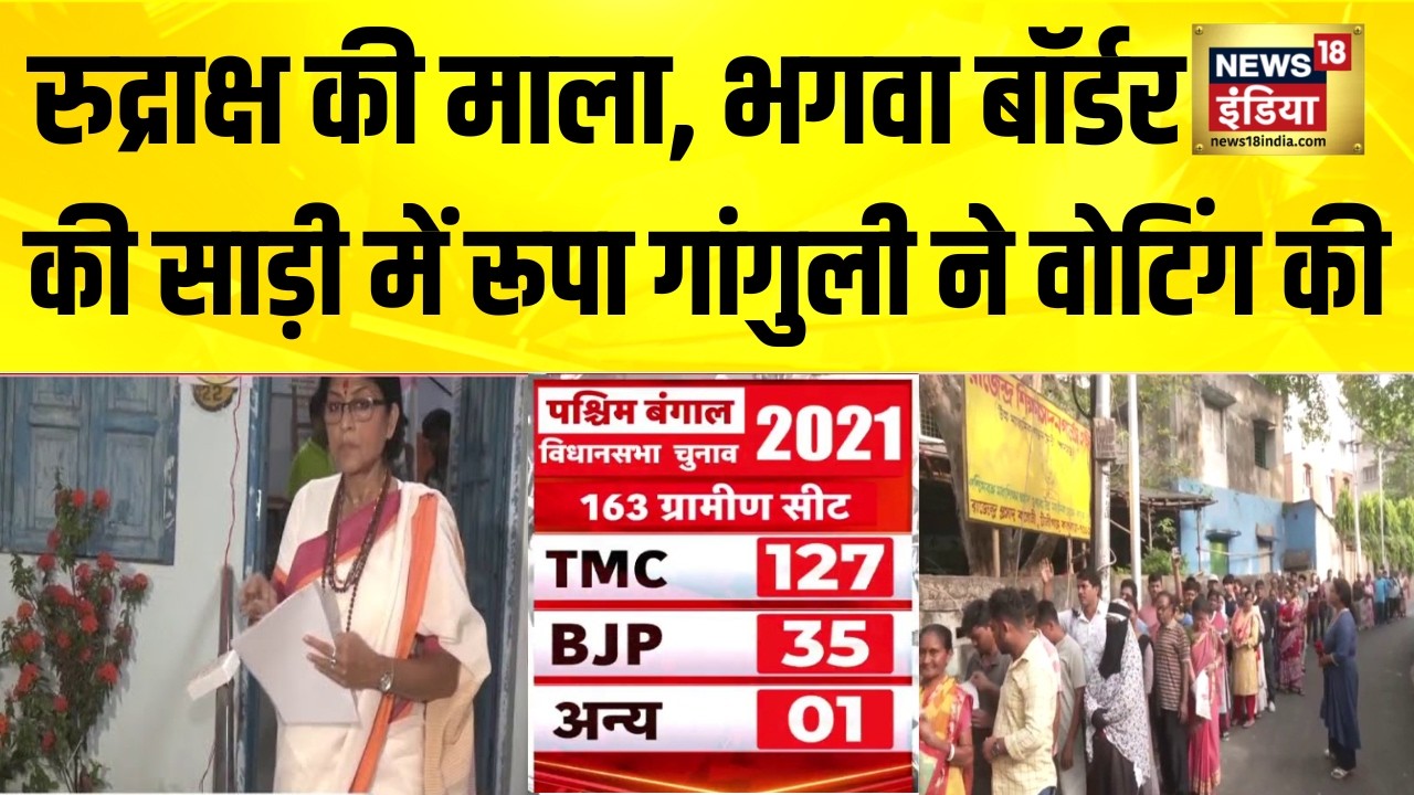 Bengal Election 2026: बंगाल में मतदान, चप्पे-चप्पे पर सुरक्षाकर्मी मुस्तैद | Roopa Ganguly | BJP