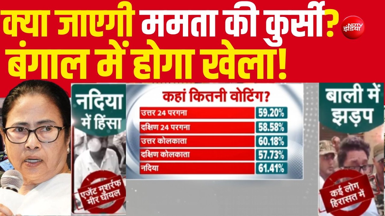 Bengal Election 2nd Phase Voting LIVE: अपनी ही सीट हार रहीं ममता? | Mamata Vs Suvendu | BJP vs TMC