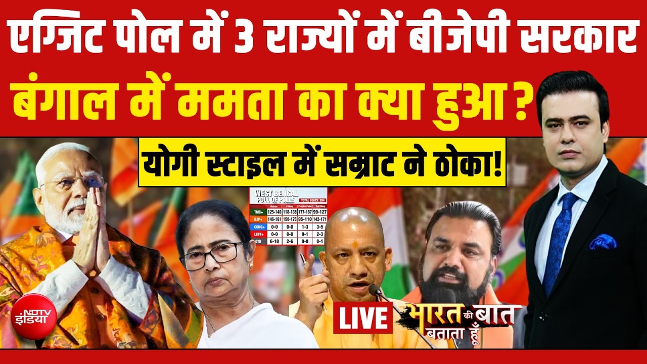 Bharat Ki Baat Batata Hoon With Syed Suahil LIVE : बंगाल में ममता का क्या हुआ? Bengal Election