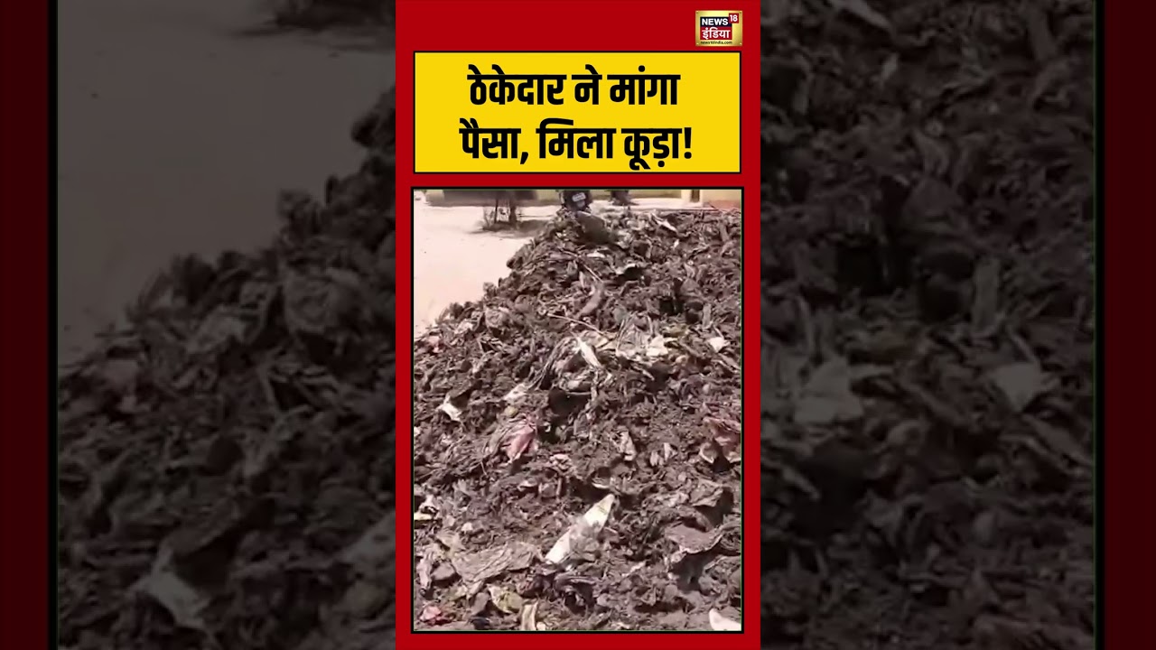 Bihar News | ठेकेदार ने मांगा पैसा, मिला कूड़ा! #viralvideo #viralnews #shorts