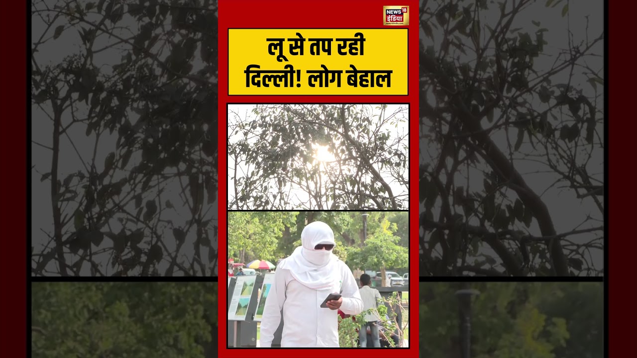 Delhi-NCR Weather Updtae | Summer | लू से तप रही दिल्ली! लोग बेहाल | #viralvideo #viralnews #shorts