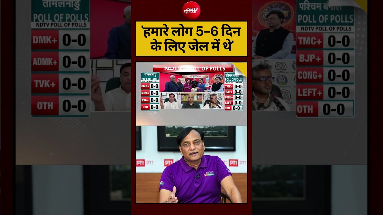 Exit Poll 2026: ‘हमारे लोग 5-6 दिन के लिए जेल में थे’ | Pradeep  | Axis My India | Bengal Elections