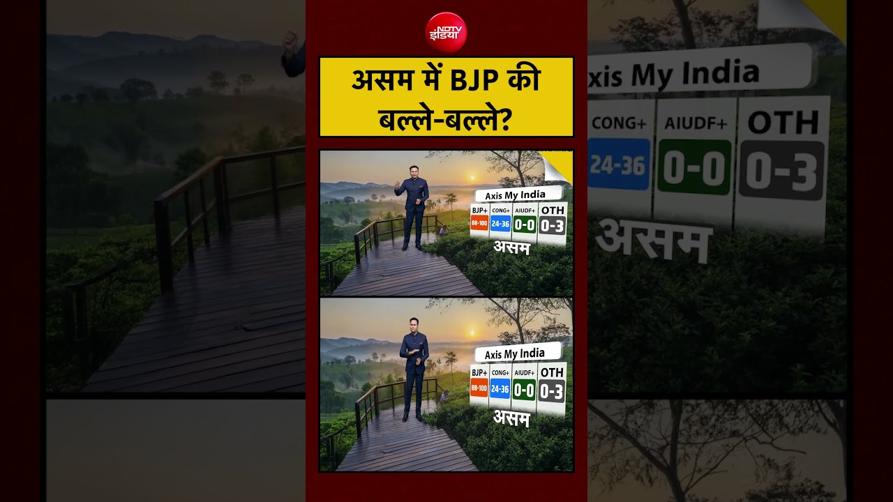 Exit Poll Results 2026: असम में BJP की बल्ले-बल्ले? | #exitpoll  #assam #bengal #bjp #tmc