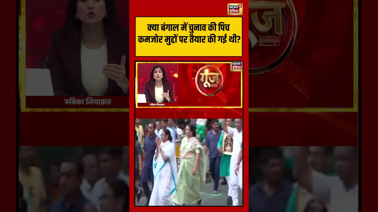Goonj | क्या बंगाल में चुनाव की पिच कमजोर? |West Bengal Exit Poll Results | #exitpollresults #shorts