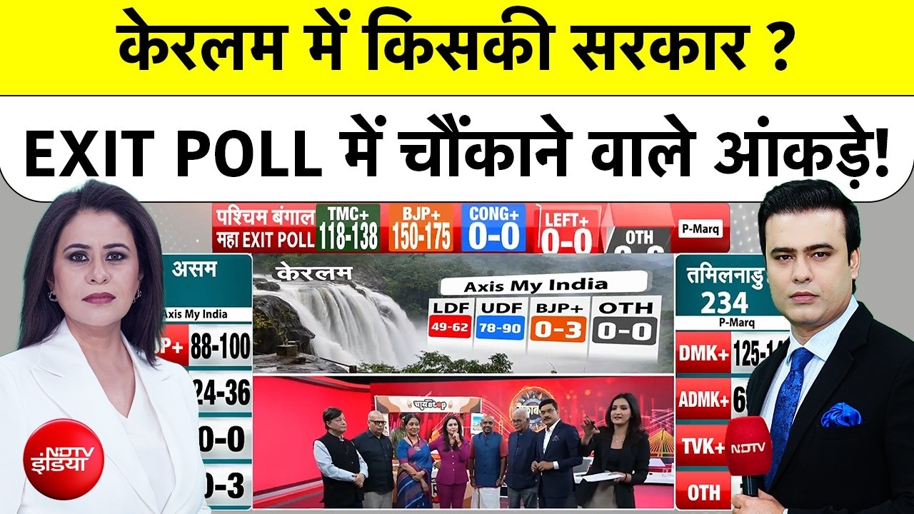 Kerala Exit Poll 2026: केरलम में किसकी सरकार ? EXIT POLL में चौंकाने वाले आंकड़े! | LDF | UDF | NDTV