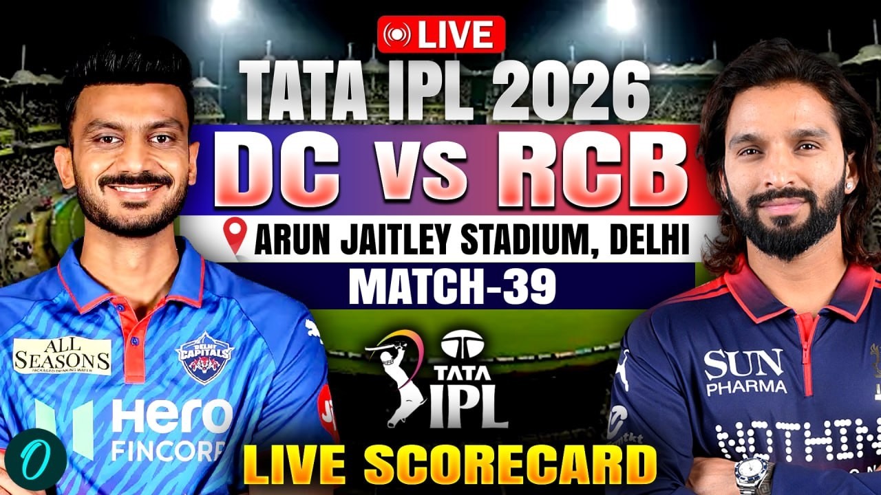 LIVE: RCB vs DC | IPL 2026 Match 39 | Bangalore vs Delhi | Live Score & Commentary | Virat Kohli