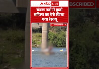 Published on YouTube: Viral Video:चंबल नदीं में कूदी महिला का ऐसे किया गया रेस्क्यू|#shorts #viralnews