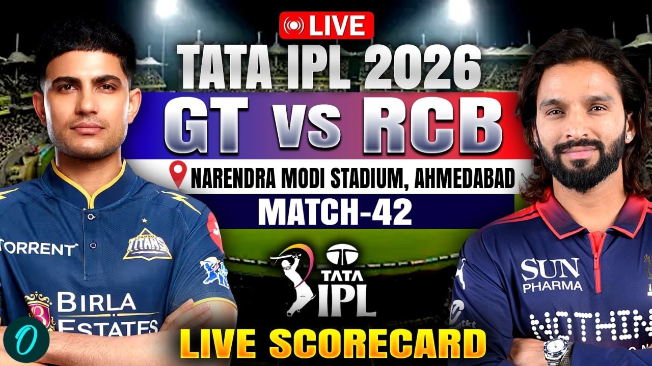 RCB vs GT LIVE MATCH | Royal Challengers Bengaluru vs Gujarat Titans, Live Match Today | Virat Kohli