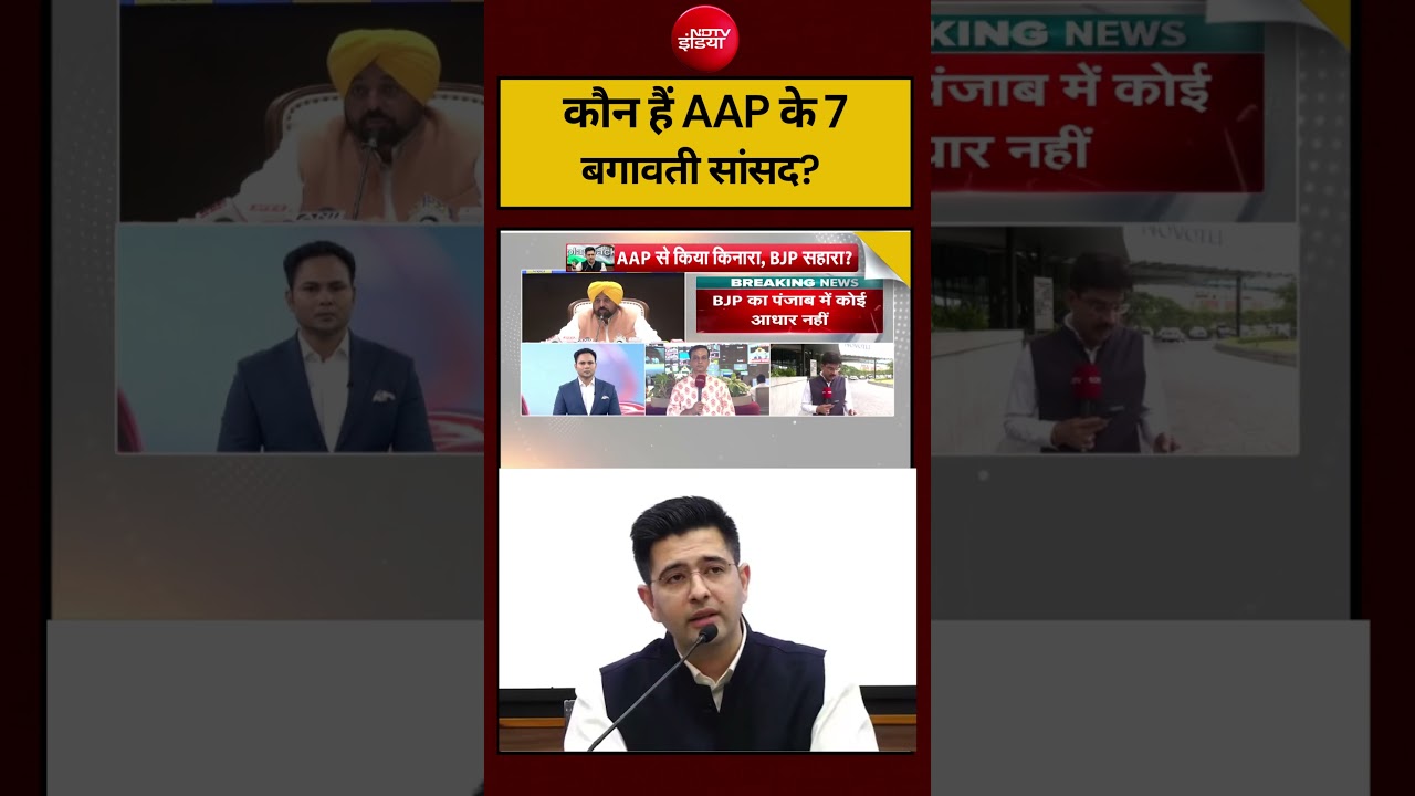 Raghav Chadha Quits AAP: कौन हैं AAP के 7 बगावती सांसद? #shorts #ndtvindia #topnews