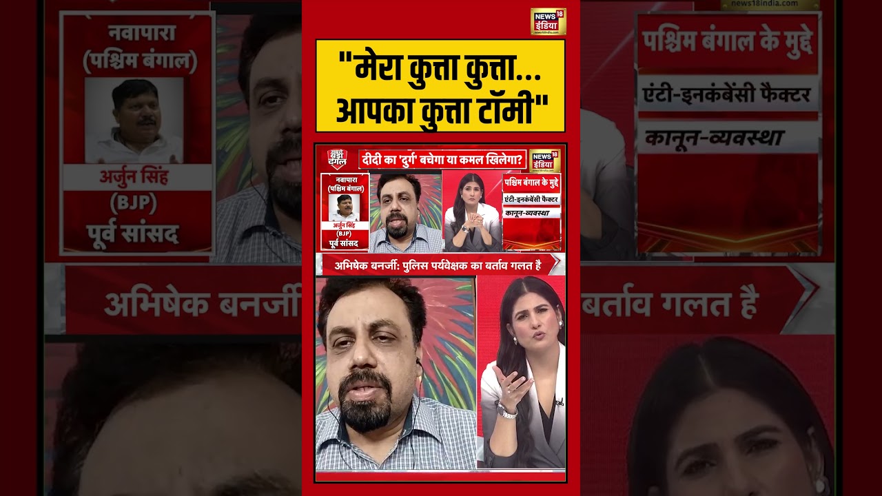 Rubika Liyaquat |मेरा कुत्ता कुत्ता… आपका कुत्ता टॉमी | #bengalelection2026 #viralnews #viralvideo