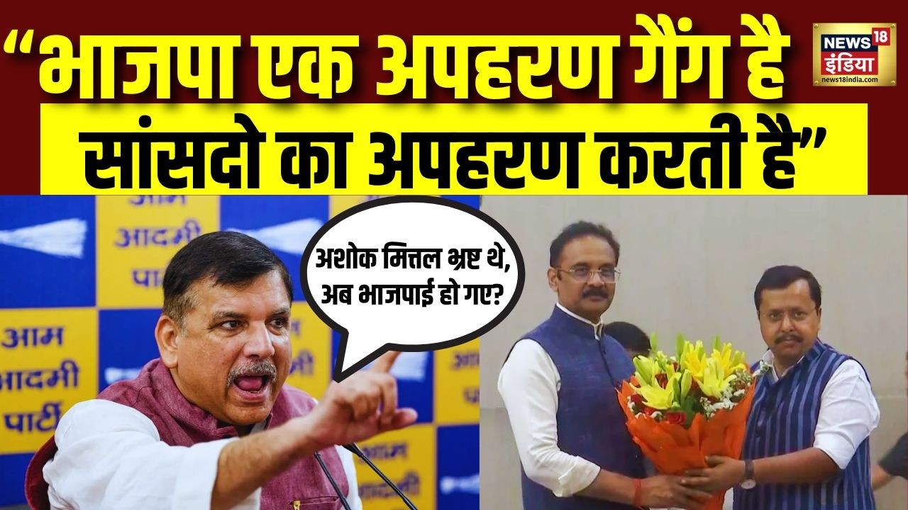 Sanjay Singh On BJP |Rajya Sabha Chairman ने 7 MPs को BJP में विलय की दी मंजूरी | Ashok Mittal | AAP