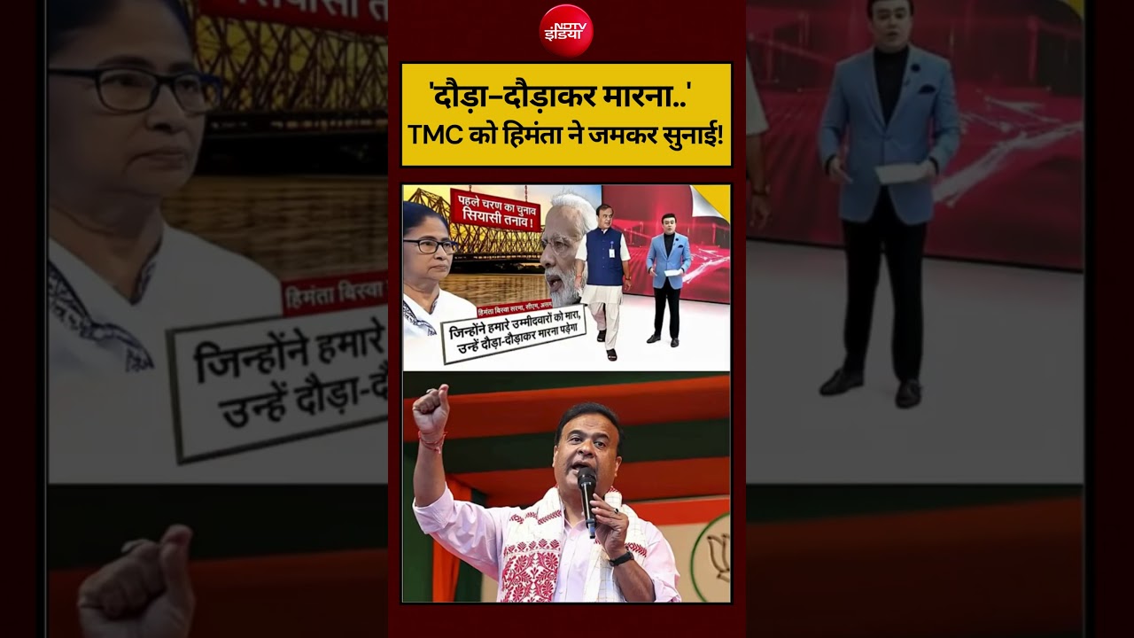 Syed Suhail | Bengal Election 2026: ‘दौड़ा-दौड़ाकर मारना..’TMC को हिमंता ने जमकर सुनाई! #shorts