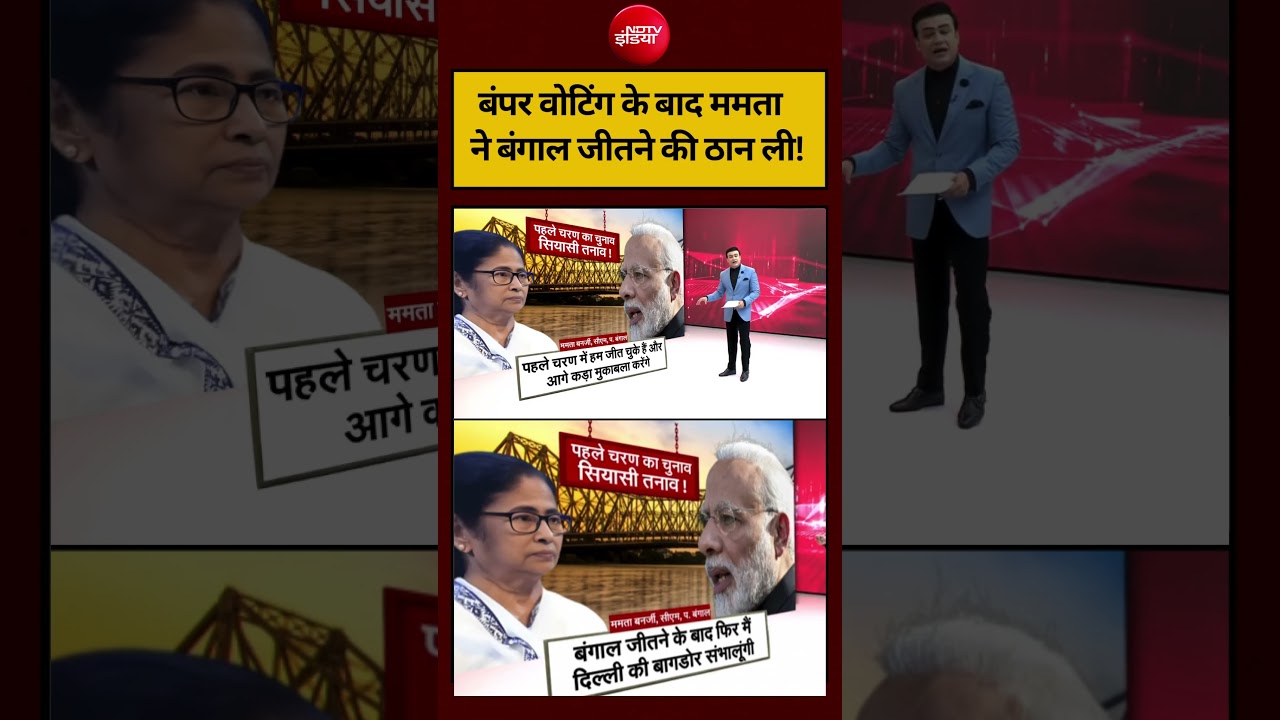 Syed Suhail | Bengal Election 2026: बंपर वोटिंग के बाद ममता ने बंगाल जीतने की ठान ली! #shorts #ndtv