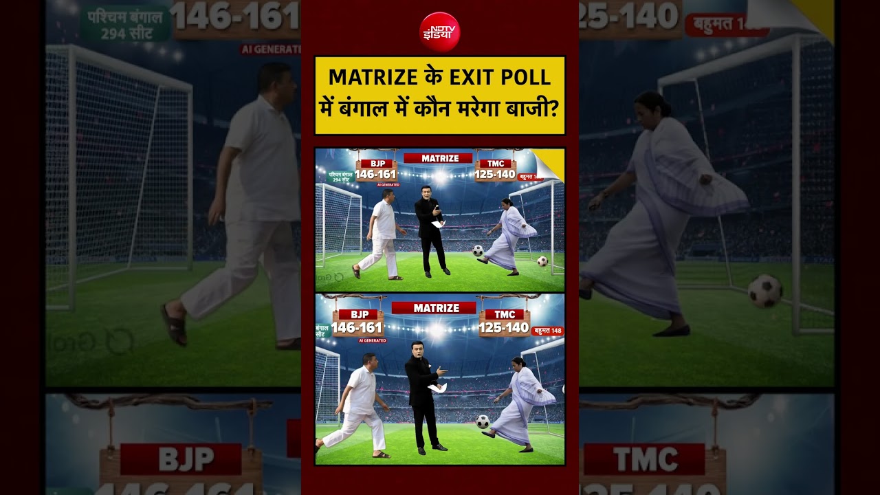 Syed Suhail | Bengal Election 2026: MATRIZE के EXIT POLL में बंगाल में कौन मरेगा बाजी? #shorts #yt