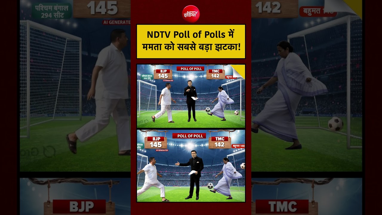 Syed Suhail | Bengal Election 2026: NDTV Poll of Polls में Mamata को सबसे बड़ा झटका! #tmc #bjp #ndtv