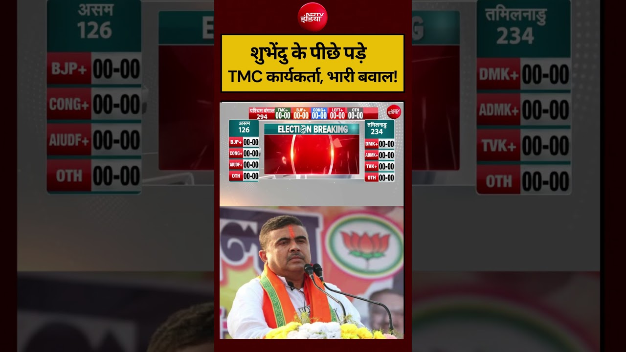 Syed Suhail | Bengal Election 2026: शुभेंदु के पीछे पड़े TMC कार्यकर्ता, भारी बवाल! #ndtvindia