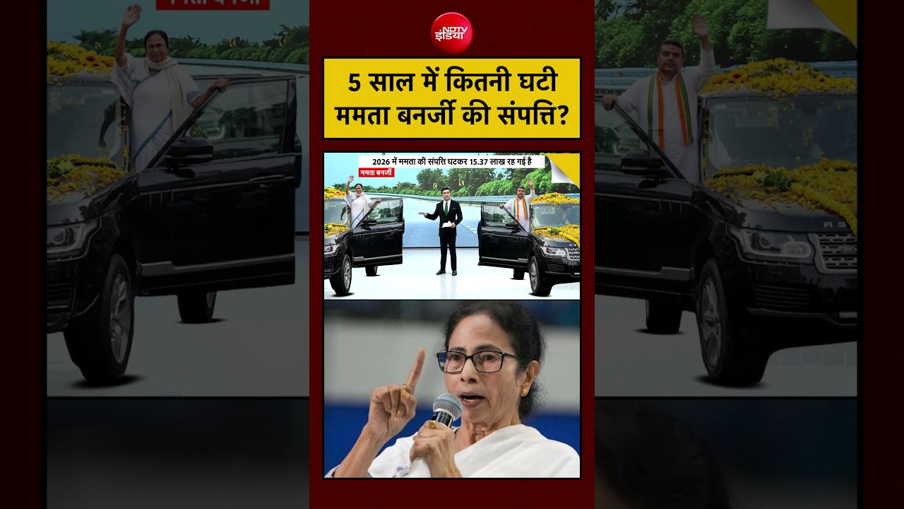Syed Suhail | Bengal Elections: 5 साल में कितनी घटी ममता बनर्जी की संपत्ति? | #shorts #ytshorts