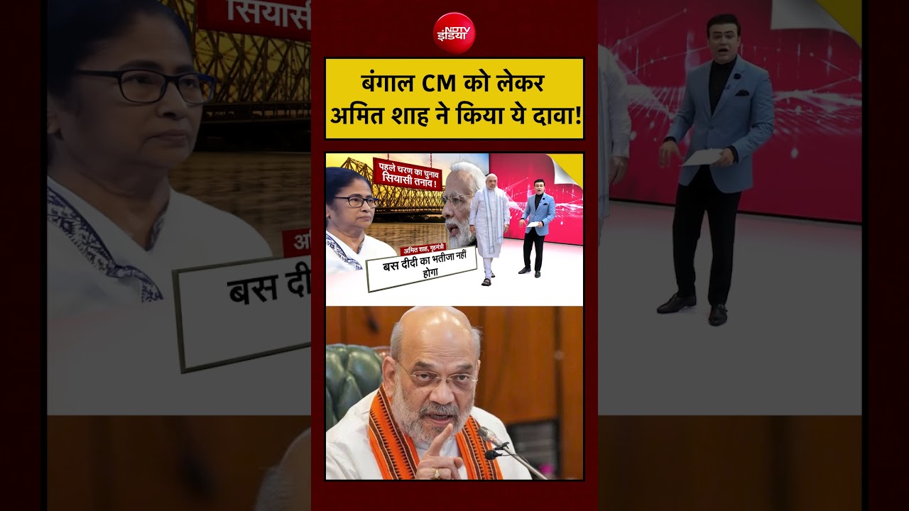 Syed Suhail | Bengal Elections: बंगाल CM को लेकर Amit Shah ने किया ये दावा! | #shorts #ytshorts