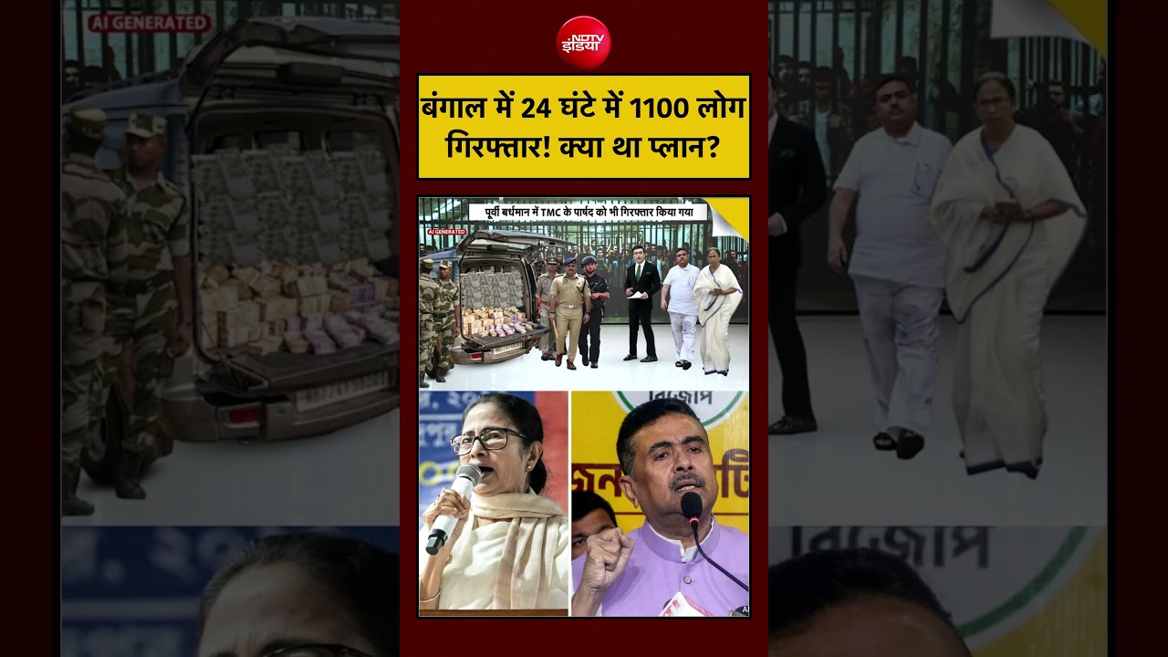 Syed Suhail | Bengal Elections: बंगाल में 24 घंटे में 1100 लोग गिरफ्तार! क्या था प्लान? | #shorts