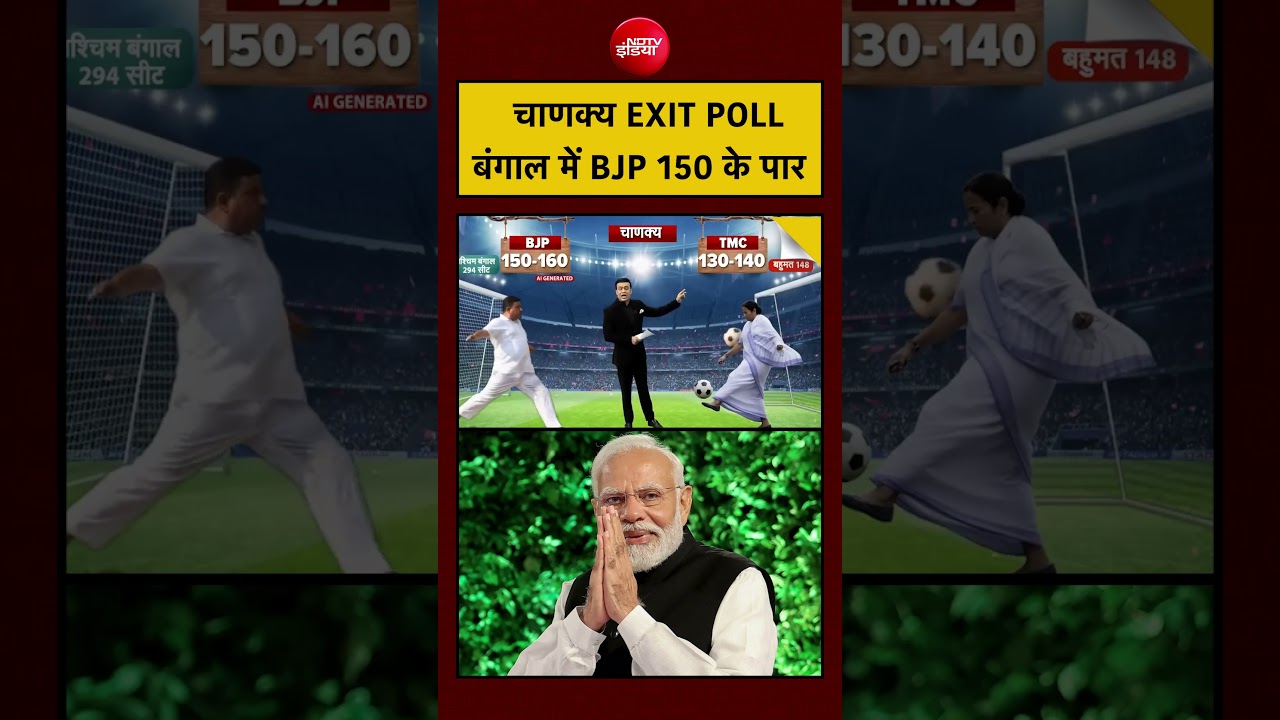 Syed Suhail | Bengal Exit Poll: Chanakya Exit Poll कह रहा बंगाल में BJP 150 पार| PM Modi|#shorts