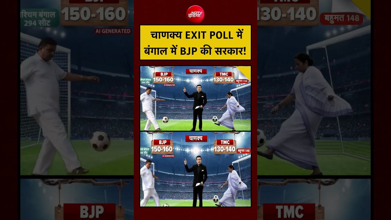 Syed Suhail | Bengal Exit Poll: Chanakya Exit Poll में बंगाल में BJP सरकार?| PM Modi|#shorts