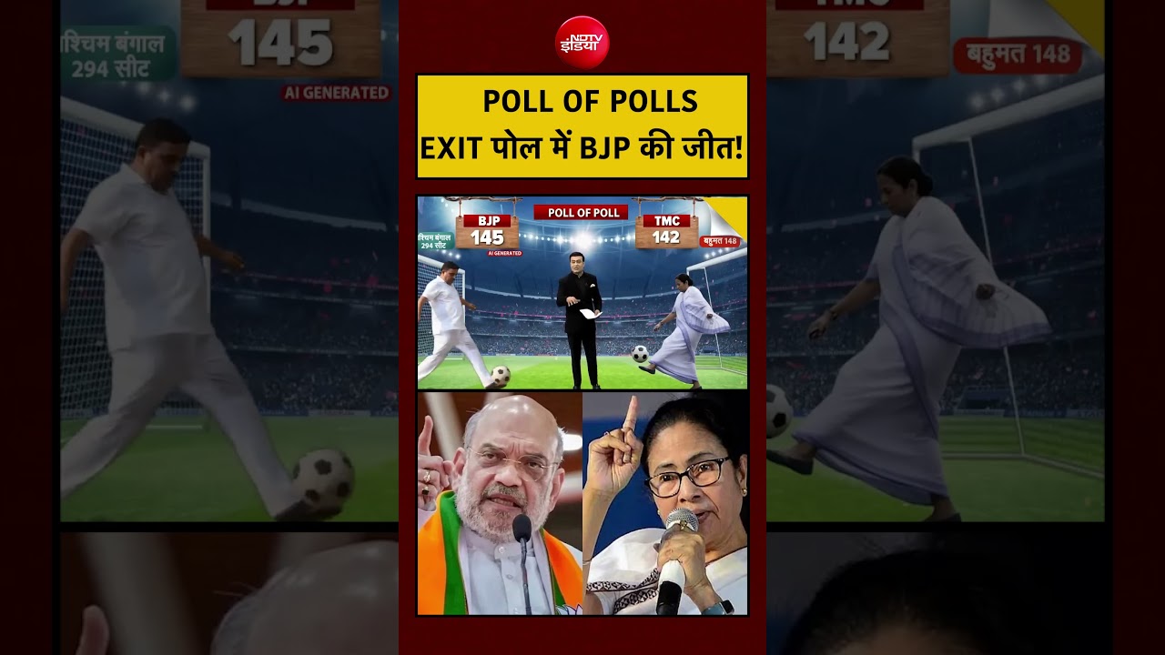 Syed Suhail | Bengal Exit Poll: NDTV Poll of Polls में BJP की जीत?| PM Modi|#shorts #viralnews