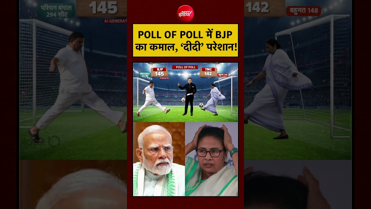 Syed Suhail | Bengal Exit Poll: POLL OF POLL में बीजेपी का कमाल, Mamata Banerjee परेशान! | #shorts