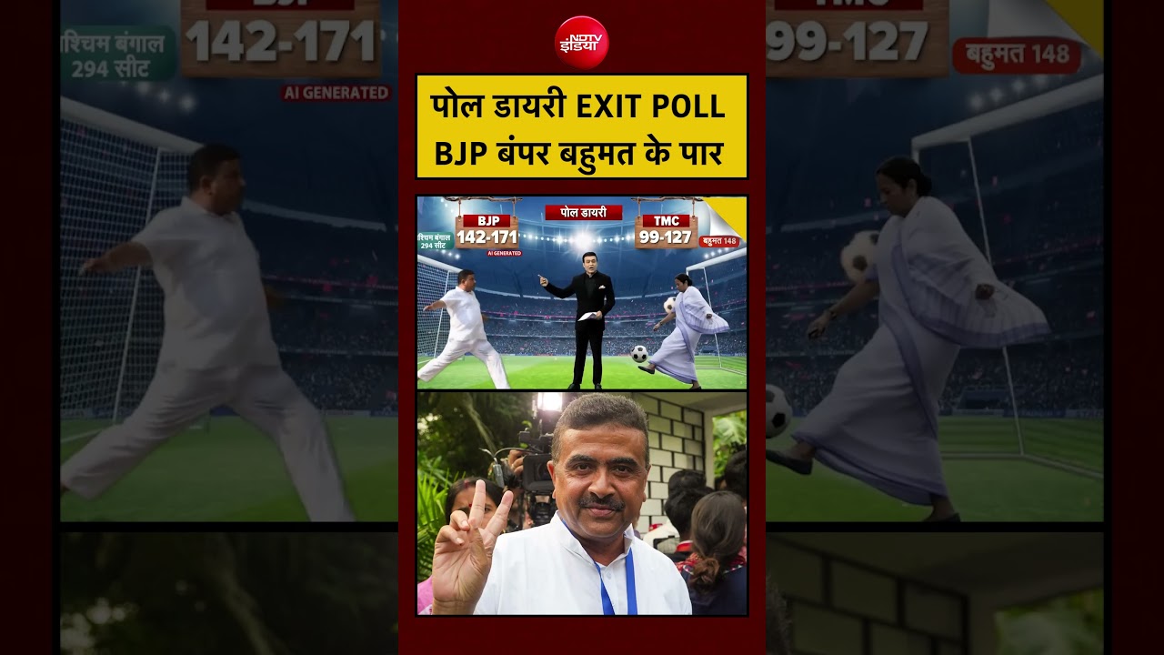 Syed Suhail | Bengal Exit Poll: Poll Diary EXIT POLL , BJP बंपर बहुमत के पार| PM Modi|#shorts