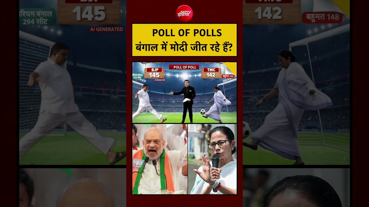 Syed Suhail | Bengal Exit Poll: Poll of Polls PM Modi बंगाल जीत रहे हैं?|#shorts #viralnews
