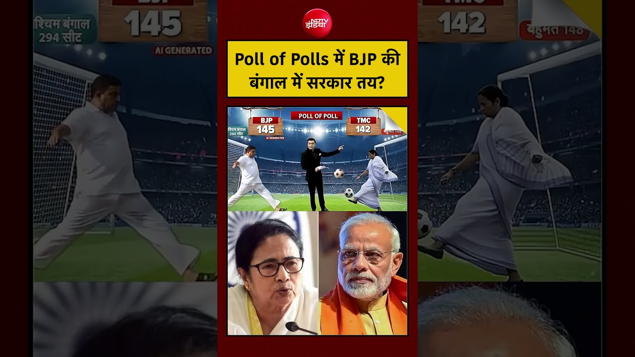 Syed Suhail | Bengal Exit Poll: Poll of Polls में BJP की बंगाल में सरकार तय? | PM Modi | #shorts