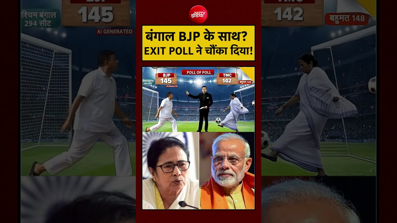 Syed Suhail | Bengal Exit Poll: बंगाल BJP के साथ? EXIT POLL ने चौंका दिया! | POLL OF POLL | #shorts