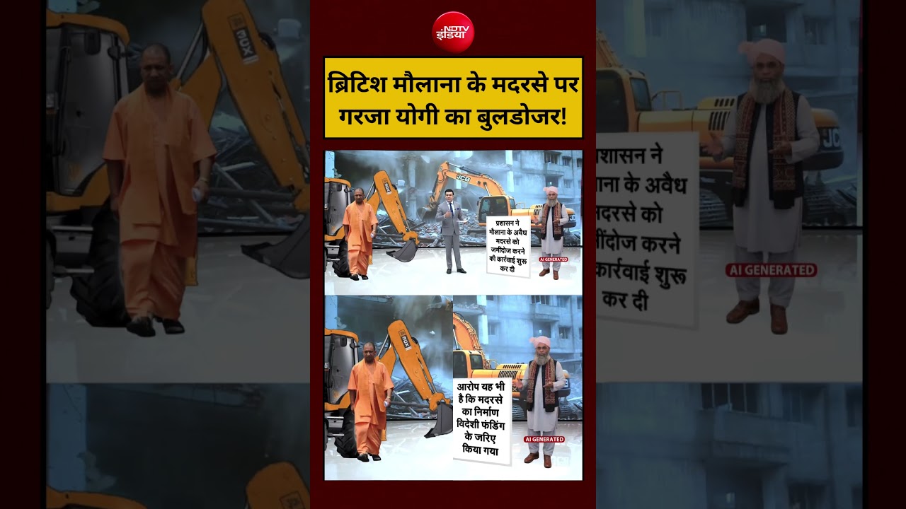 Syed Suhail | Bharat Ki Baat Batata Hoon | ब्रिटिश मौलाना के मदरसे पर गरजा Yogi का बुलडोजर! UP News