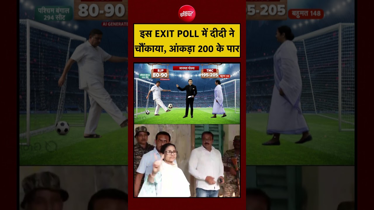 Syed Suhail | West Bengal Election 2026 | इस EXIT POLL में दीदी ने चौंकाया आंकड़ा 200 के पार #shorts