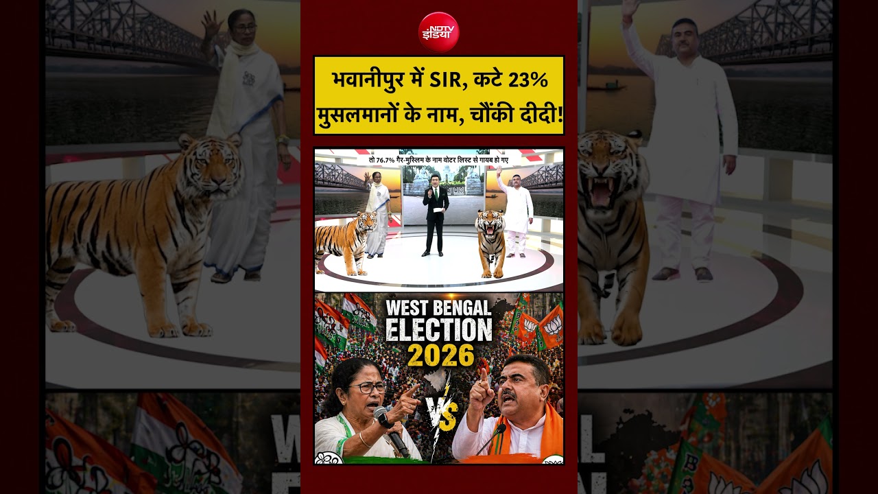 Syed Suhail | West Bengal Election 2026 | भवानीपुर में SIR, कटे 23% मुसलमानों के नाम! #shorts