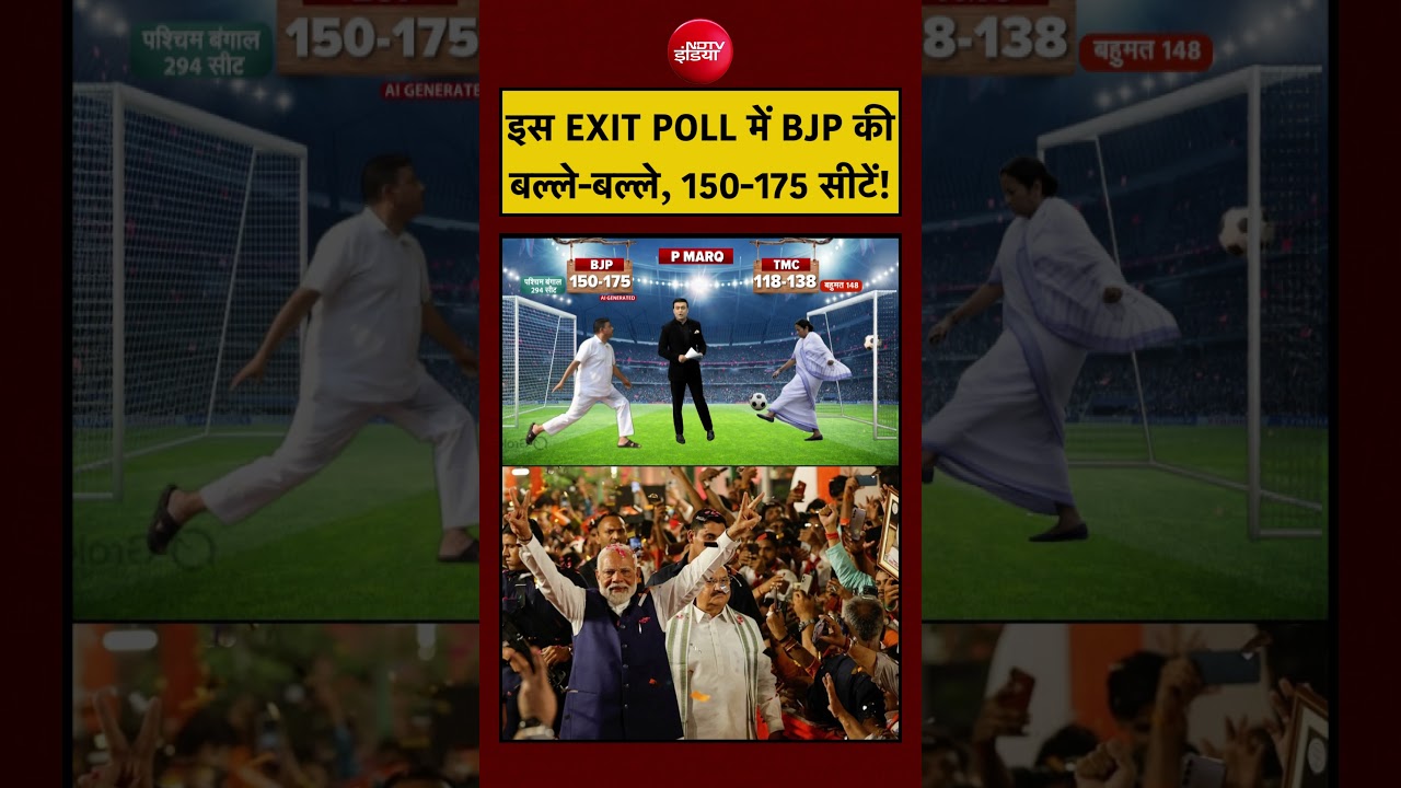 Syed Suhail | West Bengal Election 2026 | इस EXIT POLL में BJP की बल्ले-बल्ले 150-175 सीटें! #shorts