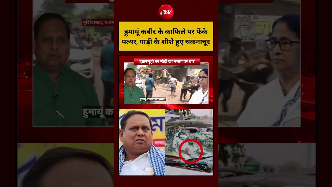 Syed Suhail | West Bengal Election 2026 | हुमायूं कबीर के काफिले पर फेंके पत्थर, गाड़ी के शीशे  तोड़े
