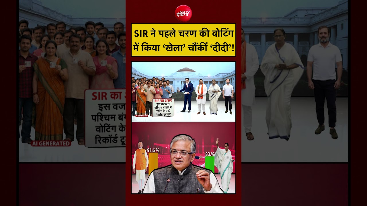 Syed Suhail | West Bengal Election | SIR ने पहले चरण की वोटिंग में किया ‘खेला’ चौंकीं दीदी! #shorts