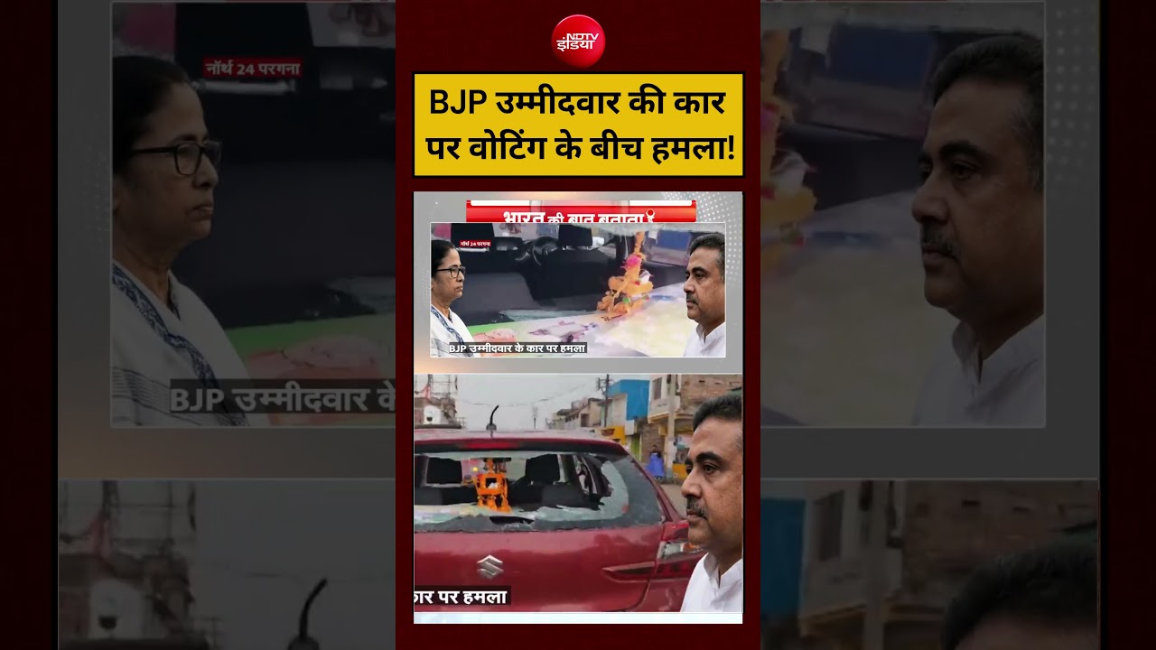 Syed Suhail | West Bengal Elections Exit Poll 2026 | BJP उम्मीदवार की कार पर वोटिंग के बीच हमला! TMC