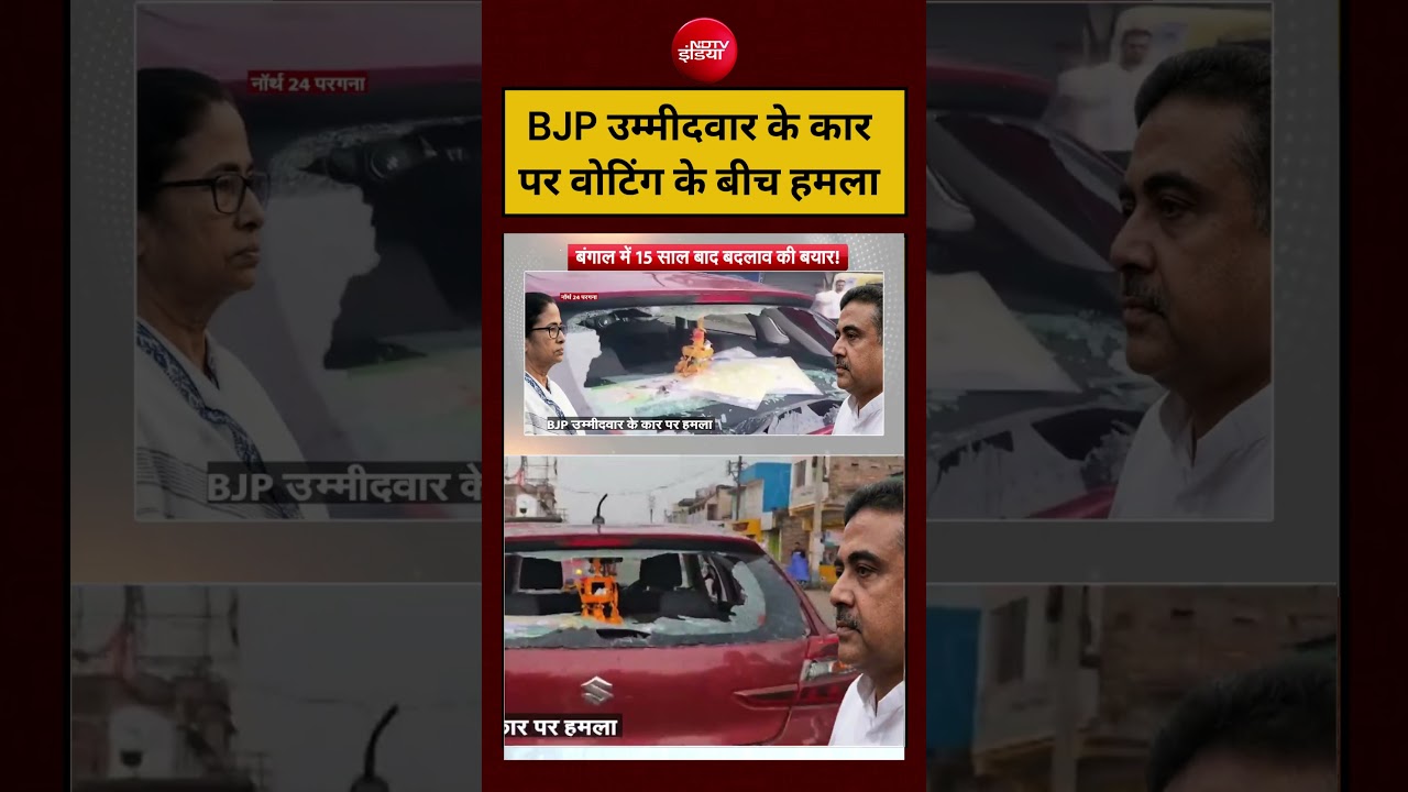 Syed Suhail | West Bengal Elections Exit Poll 2026 | BJP उम्मीदवार के कार पर वोटिंग के बीच हमला |TMC