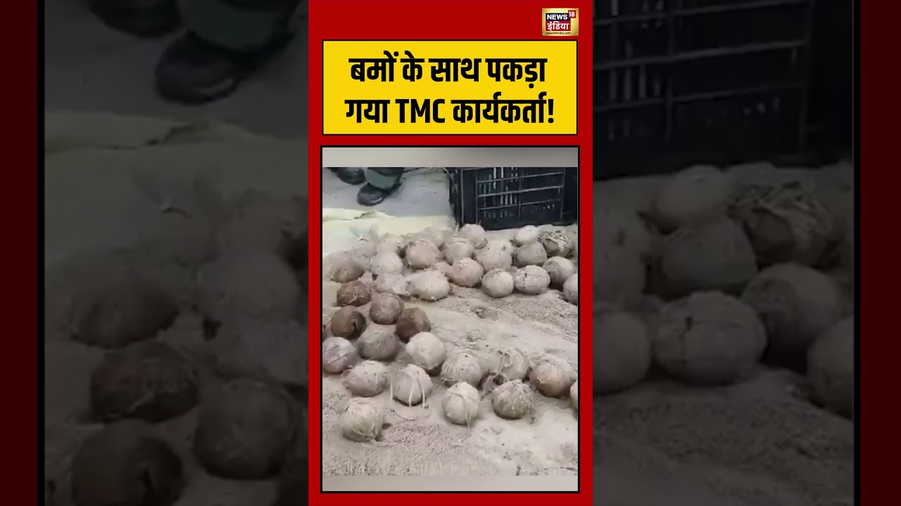 Viral Video | बमों के साथ पकड़ा गया TMC कार्यकर्ता! | #viralnews | #viralshorts