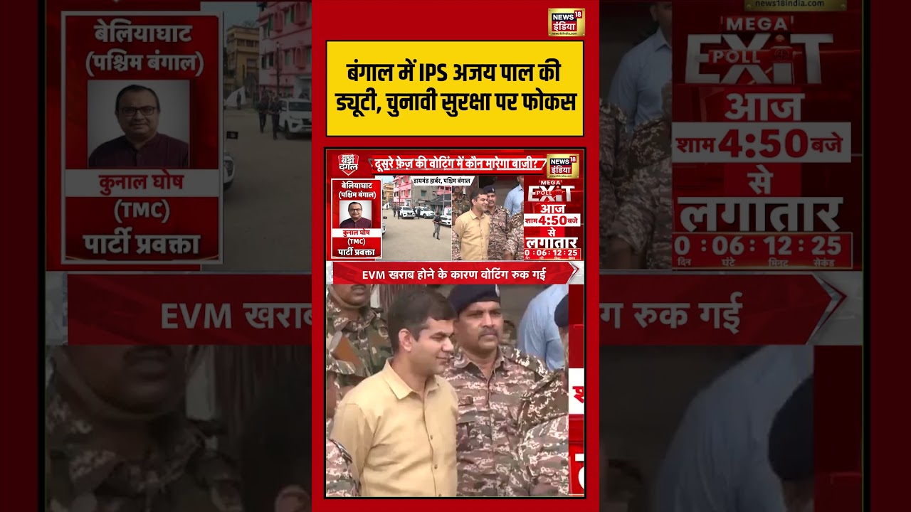 West Bengal Election | बंगाल में IPS अजय पाल की ड्यूटी, चुनावी सुरक्षा पर फोकस | #viralnews #viral