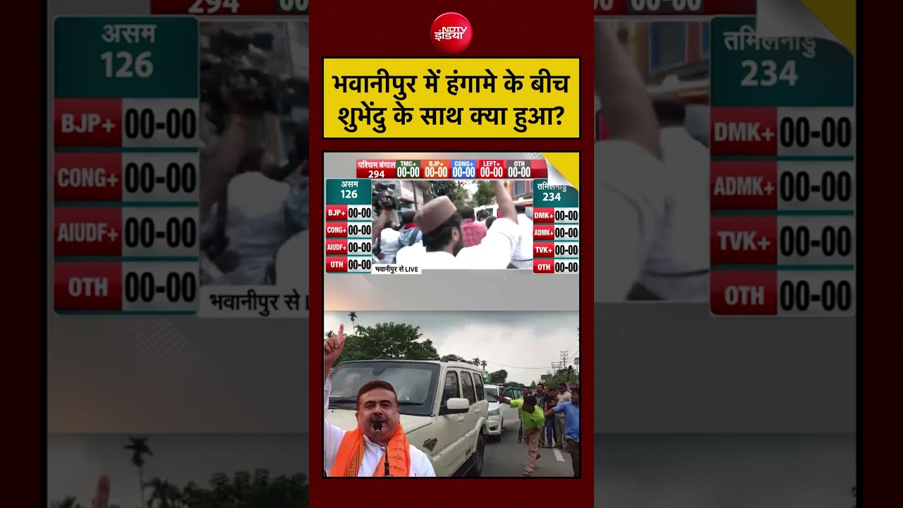 West Bengal Election 2026 Exit Poll | भवानीपुर में हंगामे के बीच Suvendu के साथ क्या हुआ? #tmcvsbjp