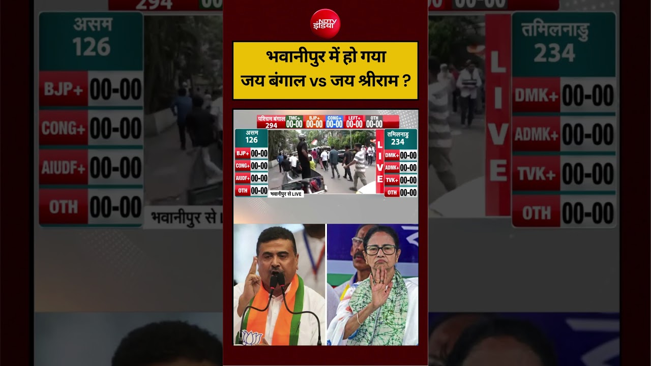 West Bengal Election 2026 Exit Poll | भवानीपुर में हो गया,जय बंगाल vs जय श्रीराम ? #tmcvsbjp #viral