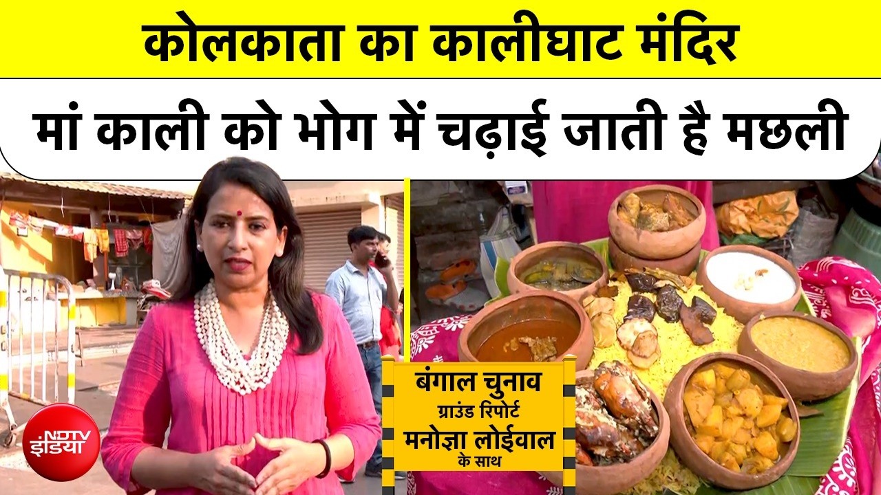 West Bengal Election 2026: Kolkata का Kalighat Mandir, मां को लगता है मछली का भोग|Manogya Loiwal