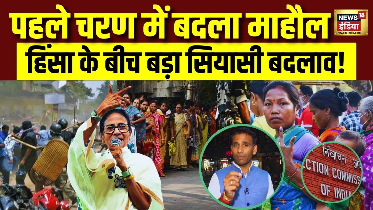 West Bengal Elections 2026 | पहले चरण ने बदला बंगाल का राजनीतिक माहौल | Mamata Banerjee | TMC | BJP