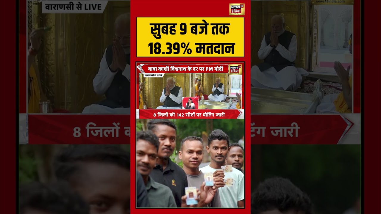 West Bengal Second Phase Voting  सुबह 9 बजे तक 18 39% मतदान | #viralnews #viralvideo