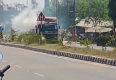 अंबेडकर नगर में CNG टैंकर फटने से हड़कंप, एक घंटे तक रुका रहा ट्रैफिक; बड़ा हादसा टला